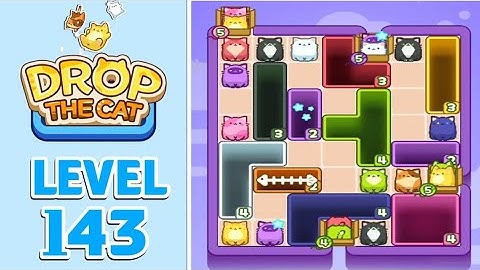 Drop The Cat Level 143 Walkthrough Solution