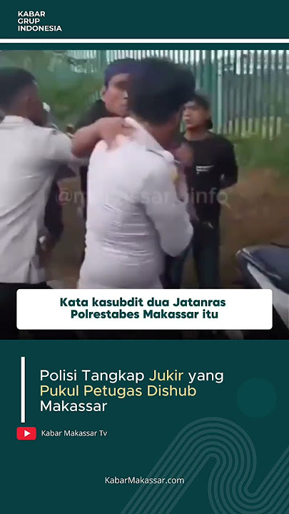 Polisi Tangkap Jukir yang Pukul Petugas Dishub Makassar #dishub #jukir #makassar #fypyoutube
