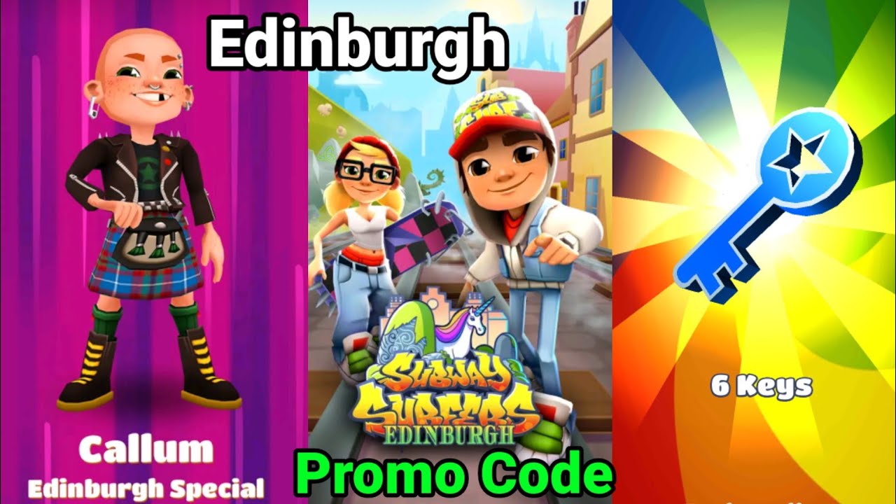 Subway Surfers Real Edinburgh Promo Code Edinburgh Update July 2020 Promo Code Youtube - roblox surf codes 2020