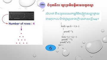 Chapter 3 Exercise 6 Practice Code C programming/ការអនុវត្តសរសេរកូដ C programming