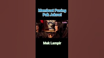 Mak Lampir Akan Membuat Pusing Pak Jokowi#Shorts