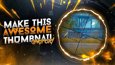 How to Make Gaming Thumbnail in Android for PUBG Mobile Video || PixelLab || PS CC || Aspect Ratio