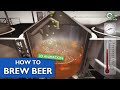 Beer brewing process  3d animation the art of brewing