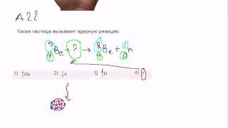 А22 ЕГЭ по физике.Ядерная реакция.Видео урок(Какая частица вызывает ядерную реакцию видео подготовка к егэ, занятие по физике,видеоуроки по физике,..., 2011-06-09T13:55:11.000Z)