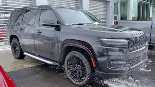 Black 2023 Jeep Wagoneer Series II Carbide Calgary AB - Wolfe Auto
