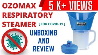 Face Steamer | Ozomax Miracle Steamer BL-183-MI | Respiratory steamer |Unboxing & Review in Tamil|