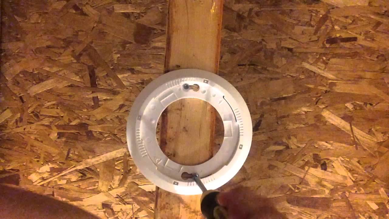 How To Install a Battery Operated Smoke Alarm YouTube