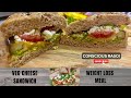 Grilled Vegetables Sandwich || Eggplant Sandwich || Conscious Rasoi