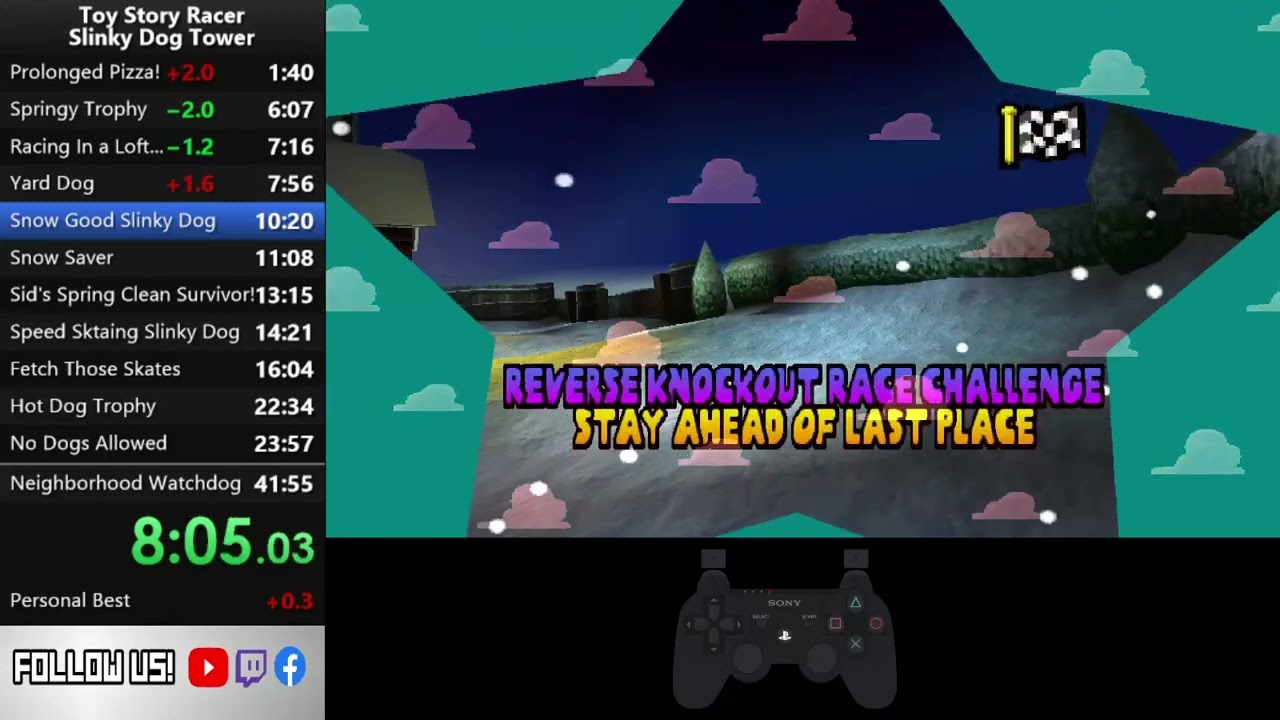 [Speedrun] Toy Story Racer - Slinky Tower - 