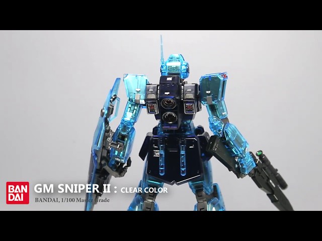 BANDAI 1/100 MG GM SNIPER II : CLEAR COLOR - YouTube