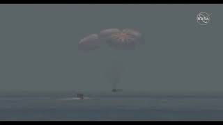 SpaceX Dragon capsule with NASA astronauts makes successful splashdown