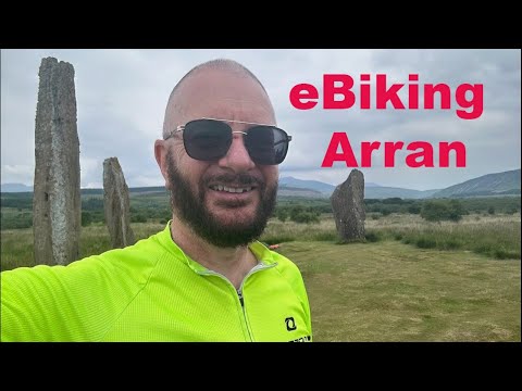 eBiking Arran up the String to Machrie Moor stone circles & Lochranza - day 2 bikepacking Scotland