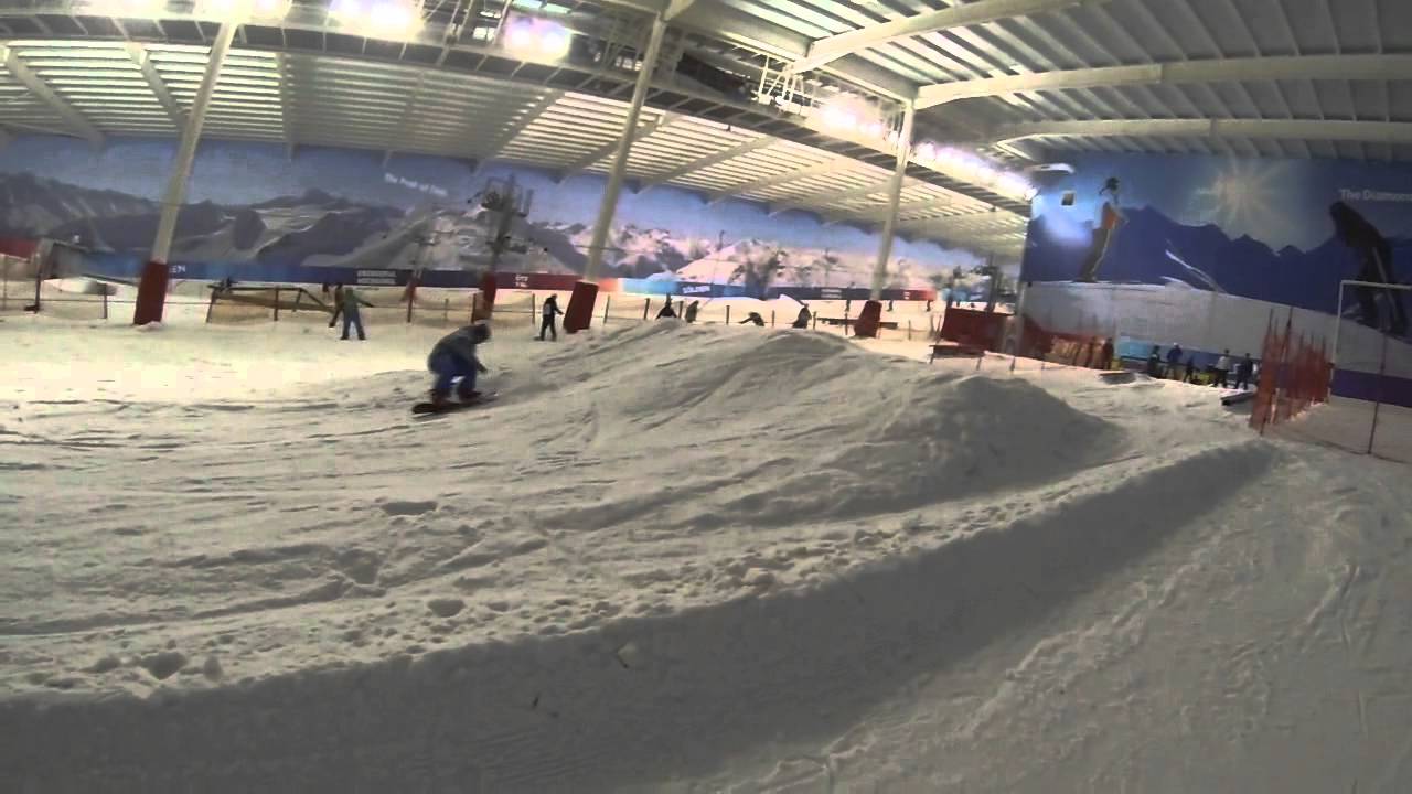 Snowboard Frontflip 180 attempt
