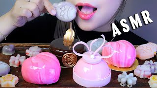 ASMR BÁNH KEM PHÁP PHẦN 3 VÀ KẼO SÁP | FRENCH CAKES PART 03 AND WAX CANDY ,EATING SOUNDS | LINH-ASMR