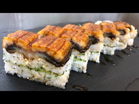 Video: Paano Gumawa Ng Eel Sushi