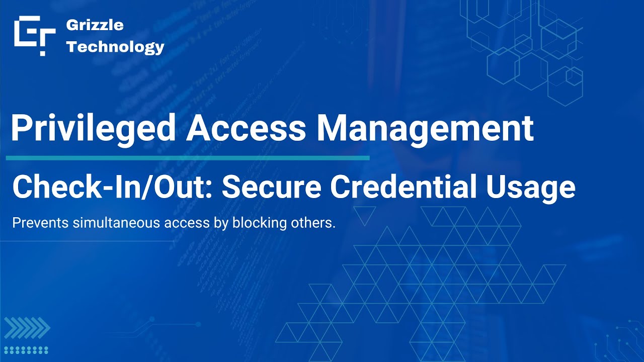 Check-In/Out: Secure Credential Usage in Privileged Access Management ...