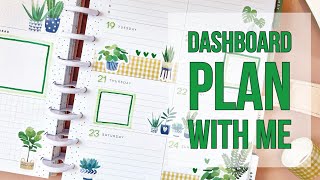 Classic Dashboard Plan With Me  Plants!  Happy Planner & Live Love Posh Botantist Babe March 2024