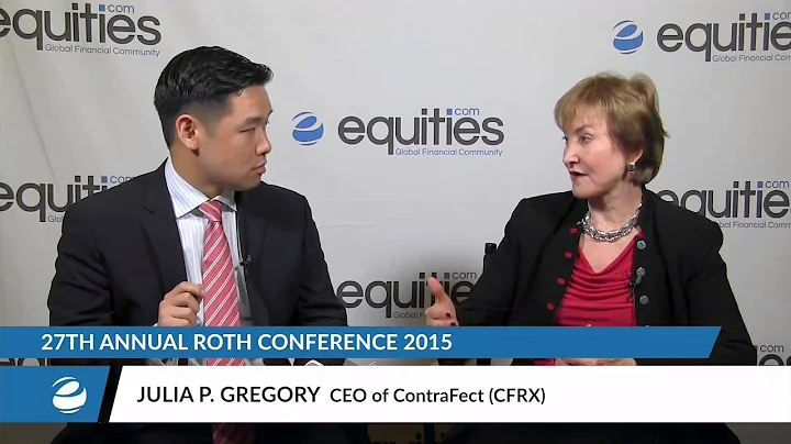 Julia Gregory, CEO of ContraFect (CFRX)