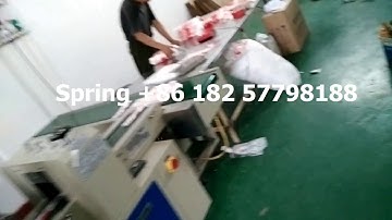 plastic cutlery sets automatic packaging machine spoon fork knife napkin toothpick