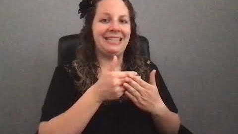 Signing Naturally Unit 3 Vocabulary Review