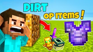 Minecraft Dirt Is OP ??