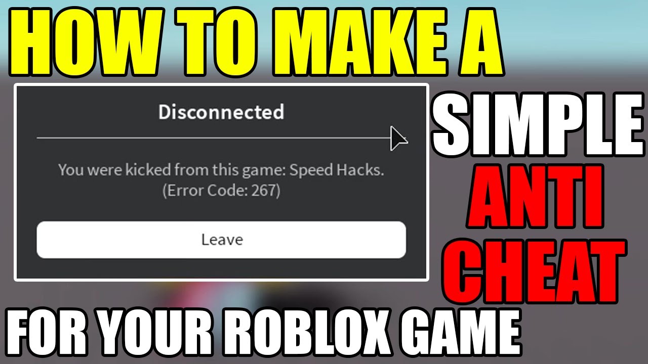 How To Make A Simple Anti Cheat For Your Roblox Game Roblox Studio Youtube - new roblox speedhack exploit 2017 2018 working vimoreorg