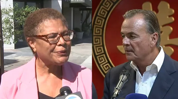 LA mayoral candidates Karen Bass, Rick Caruso make...