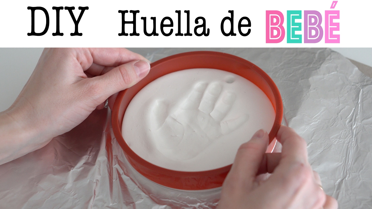DIY: Huella de bebé  Manualidades 