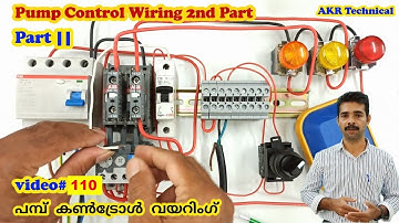 Hand Auto Pump Control Panel with Float Switch Wiring Part 2 from AKR Technical