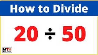 20 divided by 50 (20÷50) | Value of 20/50 | Long Division