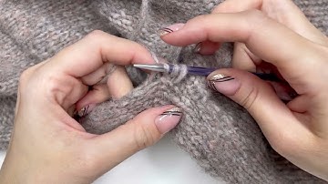 Picking up stitches from the armhole