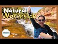 Sliding Down the Natural Waterslide at Slide Rock State Park - Sedona, Arizona