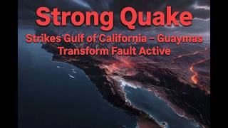 Strong Quake Strikes Gulf of California – Guaymas Transform Fault Active