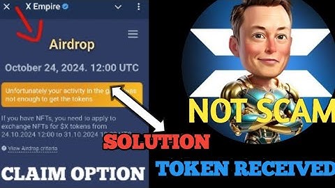 X empire token not received problem unfortunately Claim Update| Solved solution Claim | x empire ?