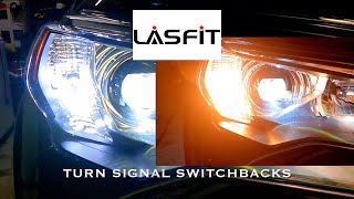 Toyota 4Runner turn signal LED switchbacks install  Lasfit  No resistor   No hyper flashing