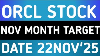 ORACLE CORPORATION STOCK LATEST NEWS 22NOV'25/ORACLE CORPORATION STOCK LATEST ANALYSIS WITH TARGETS