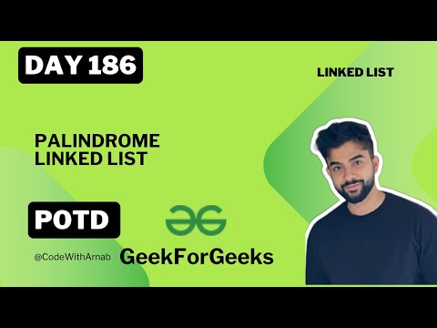 Palindrome Linked List  |Python |