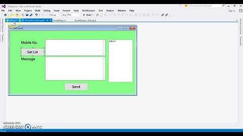 Send SMS to multiple users using C# code in Urdu Part 3 of 12