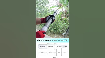 1️⃣ Nong Ống PVC 4in1 – Dụng cụ thần thánh của thợ nước!
