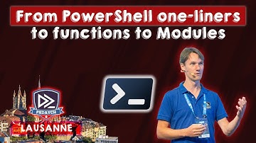 From PowerShell one liners to functions to Modules - Raimund Andree