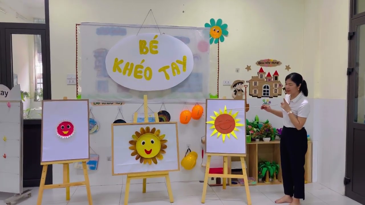 Tạo hình ông mặt trời - Chà Giang - MNTNH