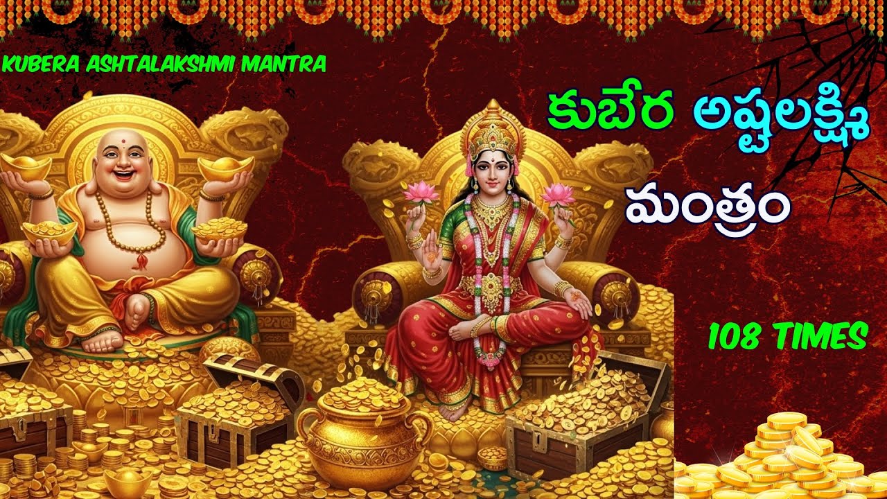 💰“Kubera Ashta Lakshmi Mantra | 108 Times Powerful Wealth Attraction Mantra | Lakshmi Kubera Mantra✨