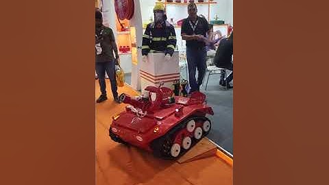 #MITRAS proudly presents 100% #Madeinindia Remote Controlled #Firefighting Robot