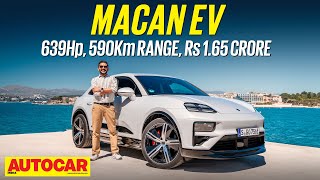 Porsche Macan EV review – Baby Cayenne reborn as hightech EV | First Drive | @autocarindia1