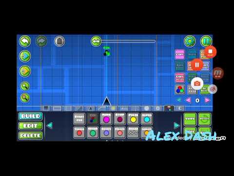 Как менять цвет фона при создании вашего уровня.Geometry Dash