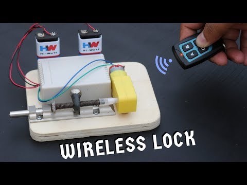 Créer une Serrure electrique avec telecommande !