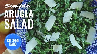 How to Make an Arugula Salad with Lemon and Parmesan Dressing | Keto Salads