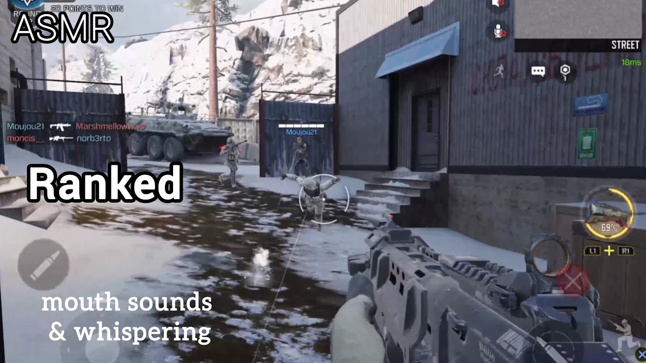 [ASMR COD Mobile] chill ranked gameplay ♡ mouth sounds & whispering ...