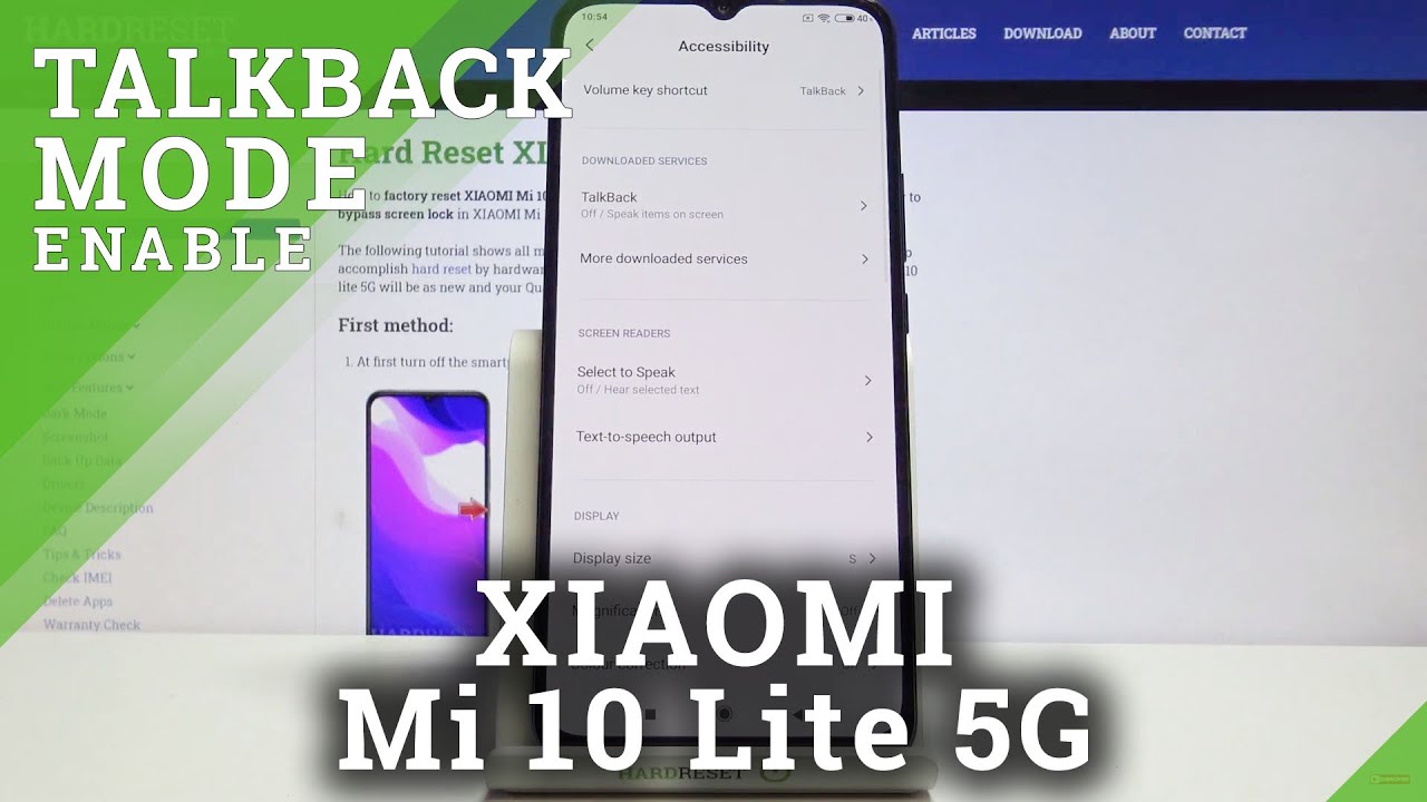 How to Use TalkBack in Xiaomi Mi 10 Lite 5G – Enable TalkBack Feature