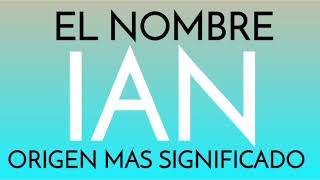 Origin and Meaning of the Name IAN - Cute Baby Names.